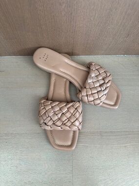 a.new day Woven Slide Sandals